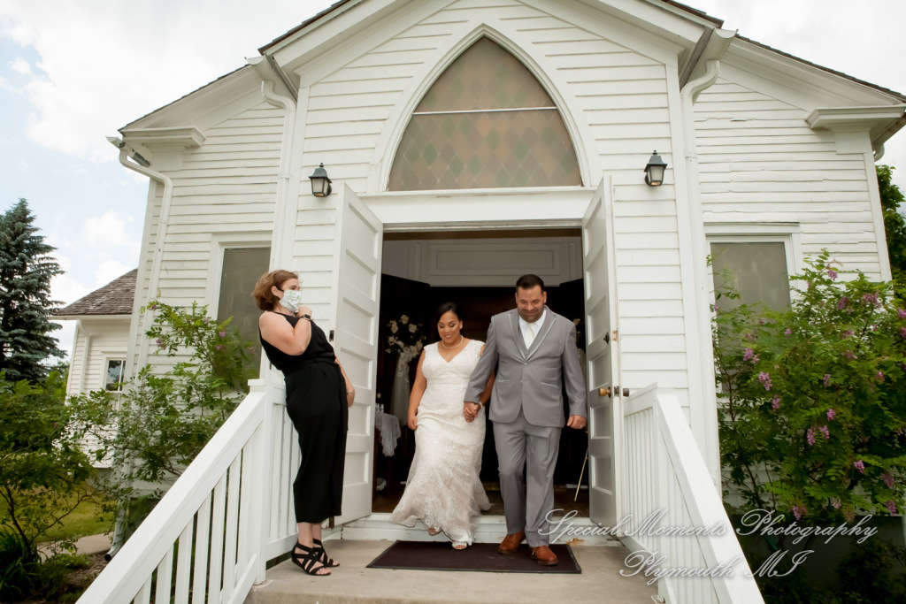 Patricia & Michael at Greenmead Church Livonia MI wedding photography