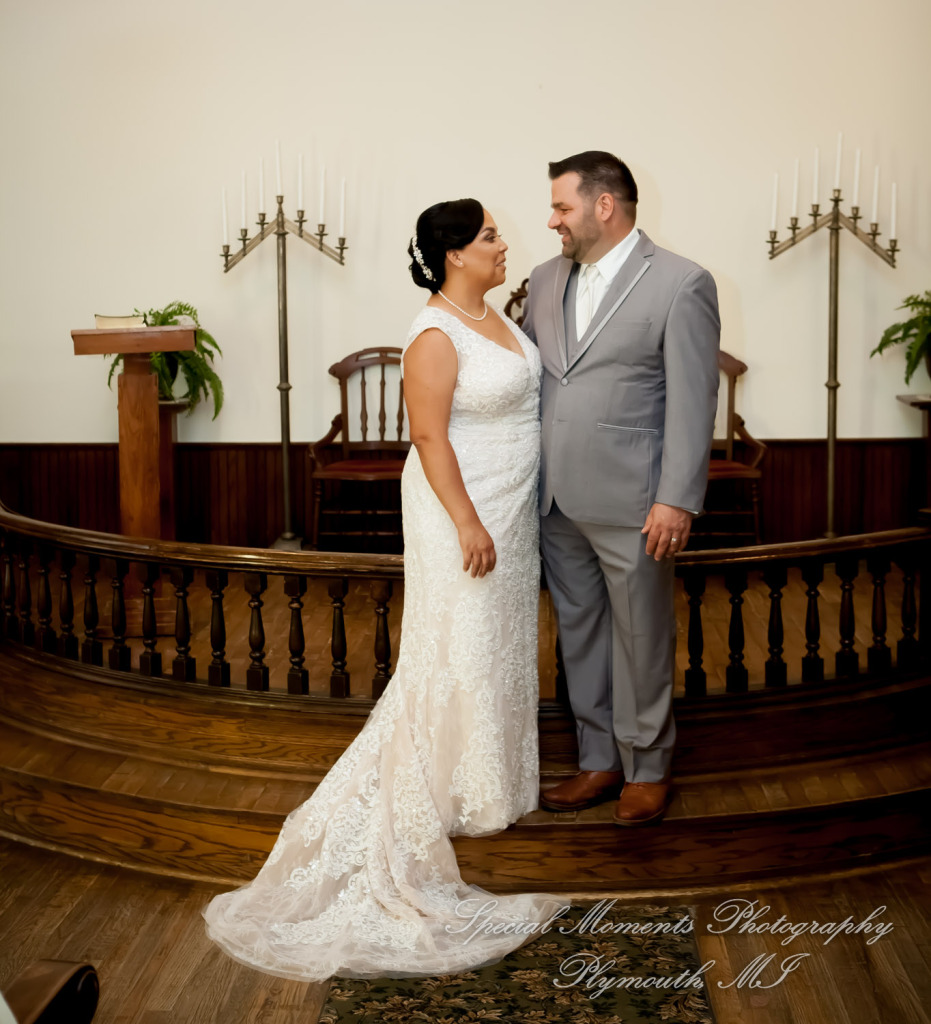 Patricia & Michael at Greenmead Church Livonia MI wedding photography