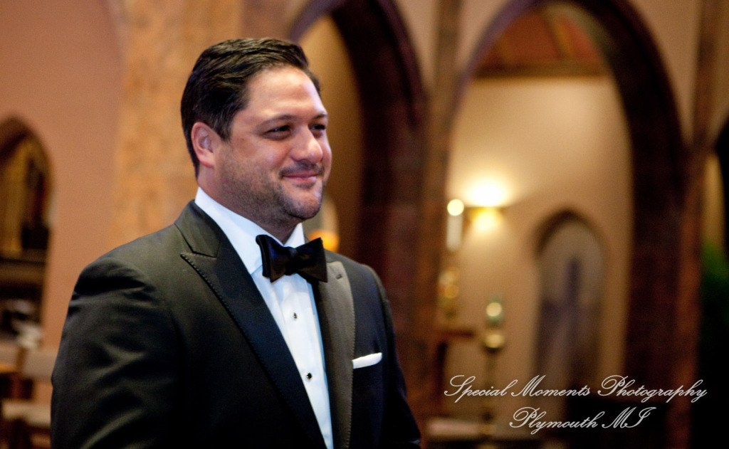 Claire & Paul at St Ambrose Catholic Grosse Pointe Park MI wedding photography