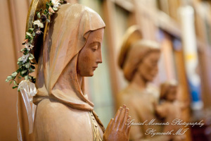 Claire & Paul at St Ambrose Catholic Grosse Pointe Park MI wedding photography