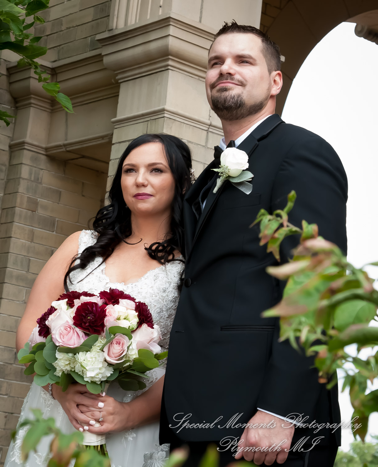 Jessica & Chris at Belle Isle Conservatory Detroit MI wedding photography