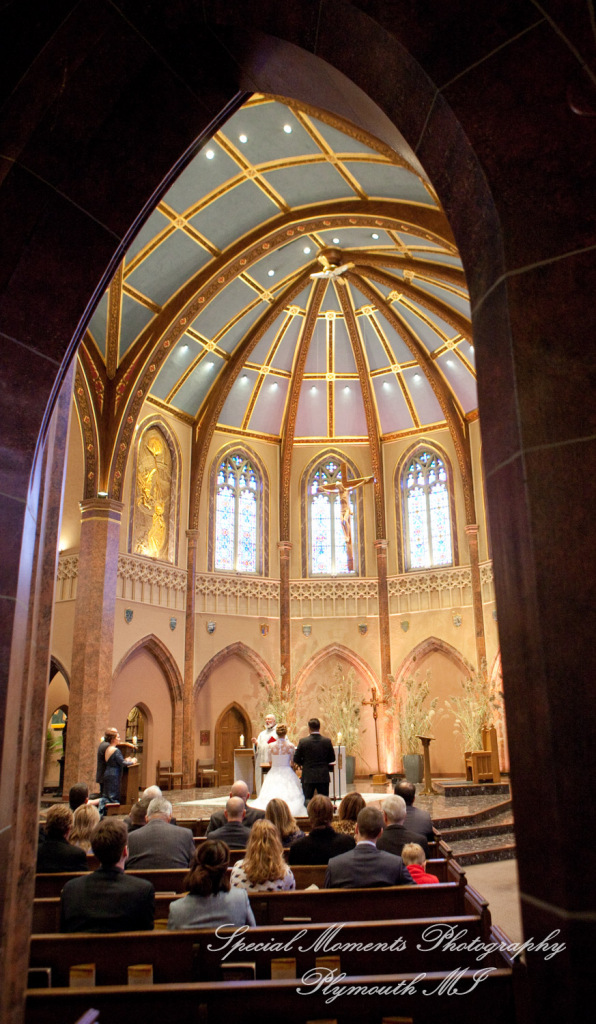Claire & Paul at St Ambrose Catholic Grosse Pointe Park MI wedding photography