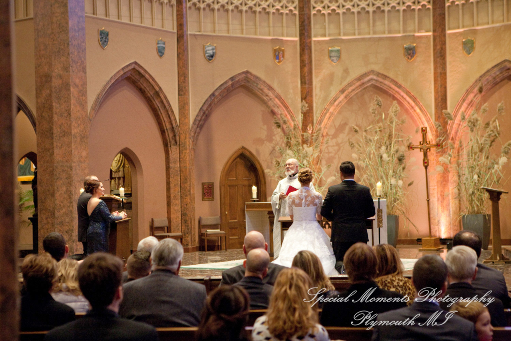 Claire & Paul at St Ambrose Catholic Grosse Pointe Park MI wedding photography
