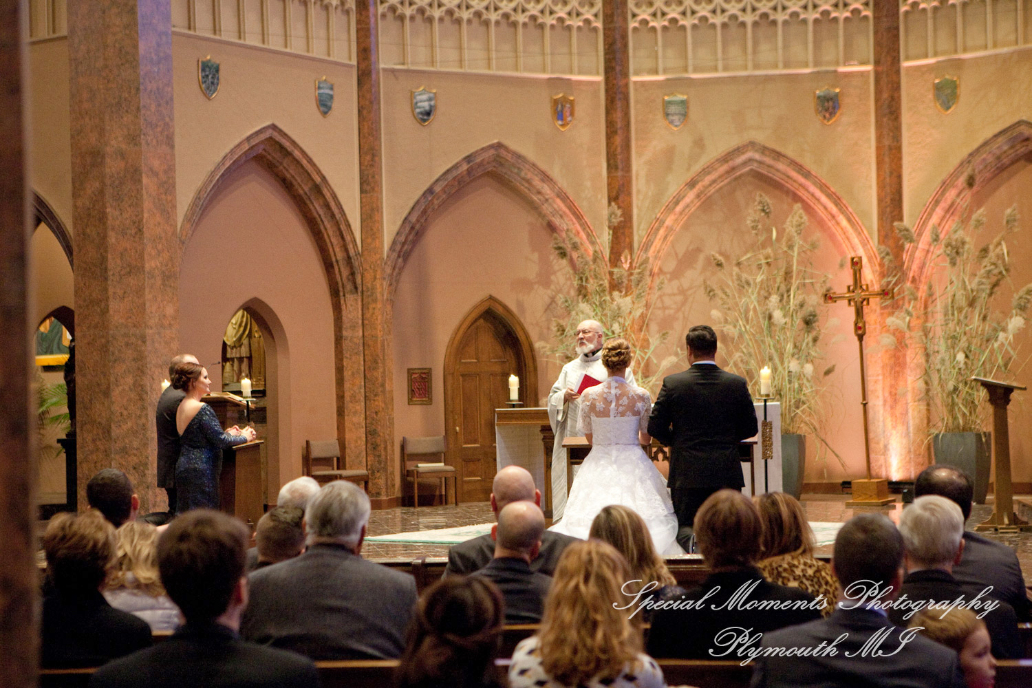 Claire & Paul at St Ambrose Catholic Grosse Pointe Park MI wedding photography