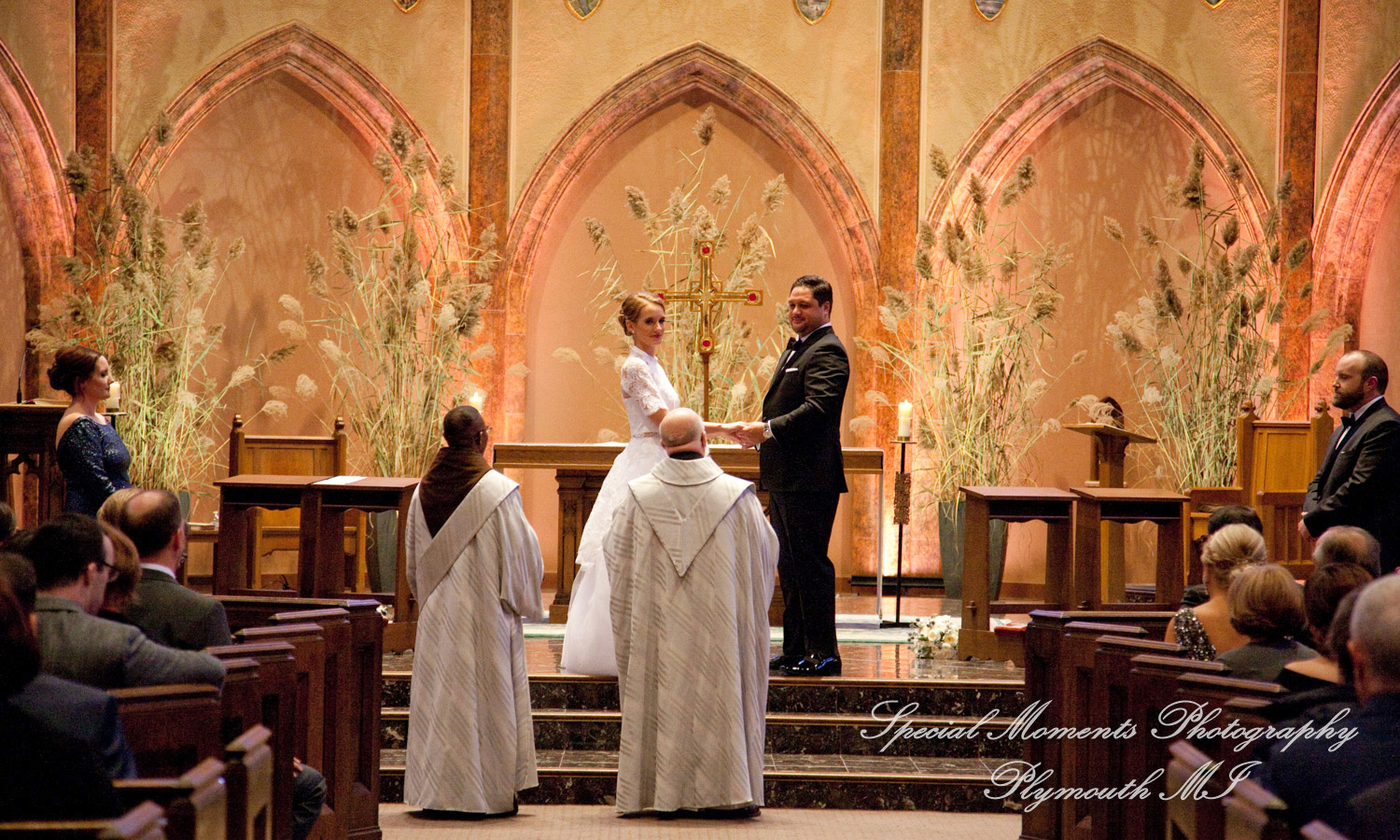 Claire & Paul at St Ambrose Catholic Grosse Pointe Park MI wedding photography