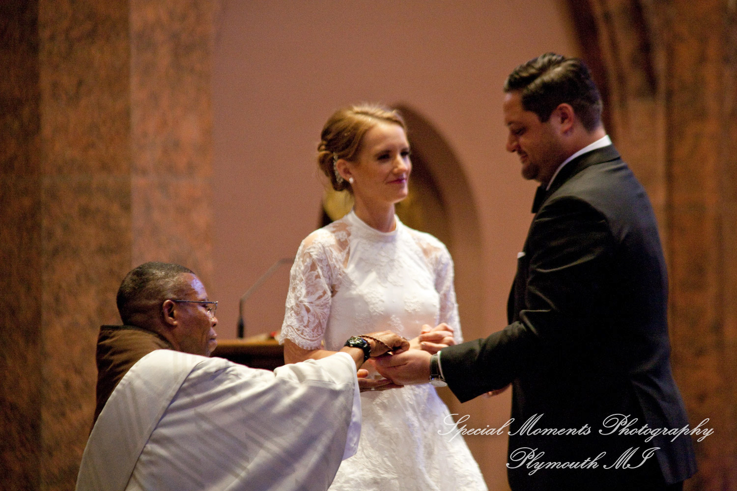 Claire & Paul at St Ambrose Catholic Grosse Pointe Park MI wedding photography