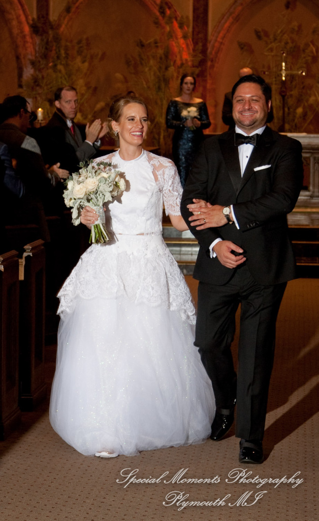 Claire & Paul at St Ambrose Catholic Grosse Pointe Park MI wedding photography