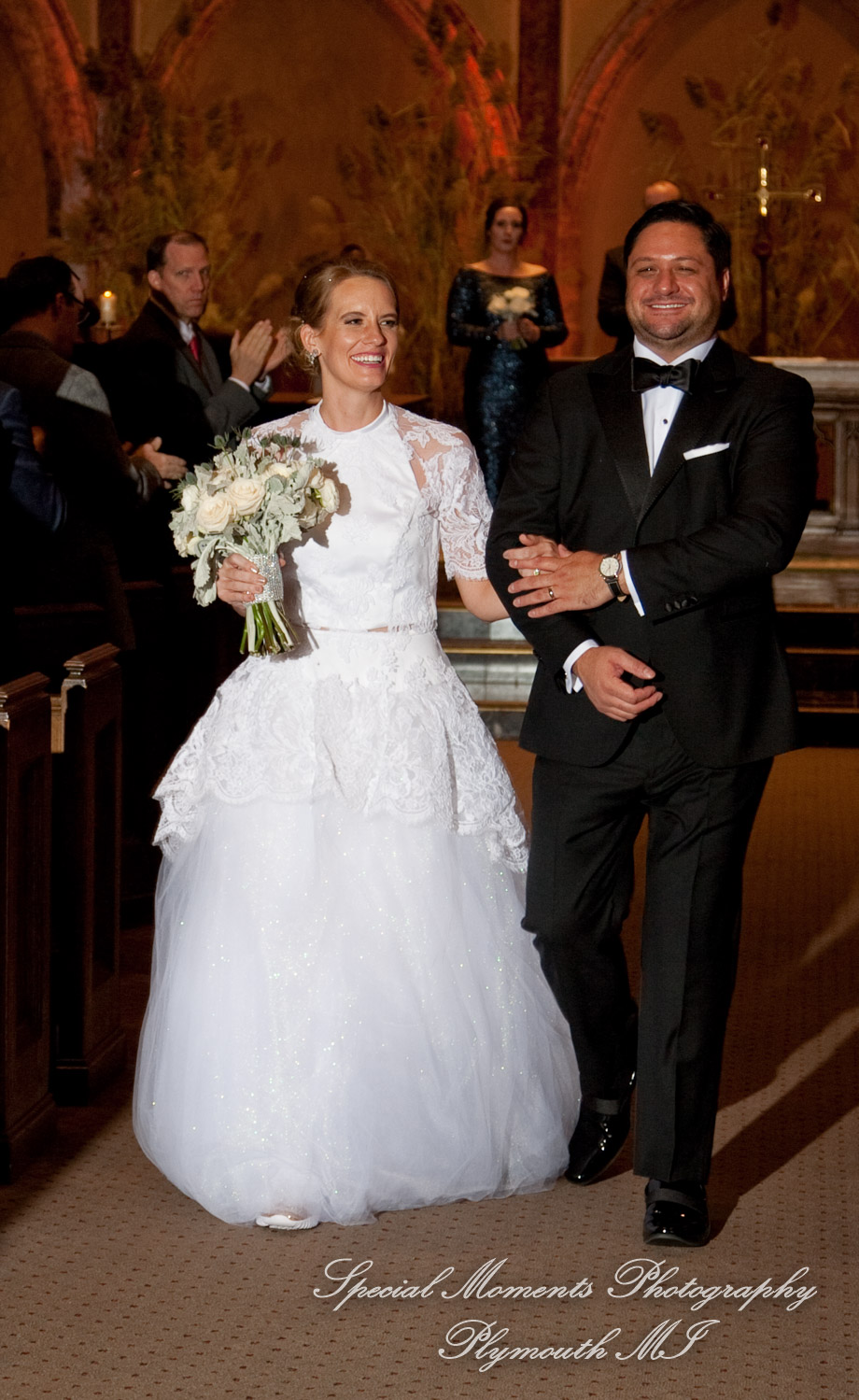 Claire & Paul at St Ambrose Catholic Grosse Pointe Park MI wedding photography