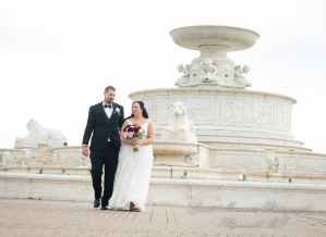 Jessica & Chris at Belle Isle Conservatory Detroit MI wedding photography