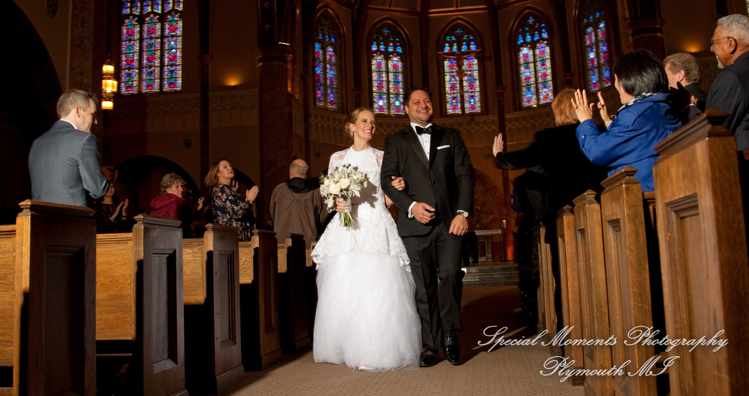 Claire & Paul at St Ambrose Catholic Grosse Pointe Park MI wedding photography