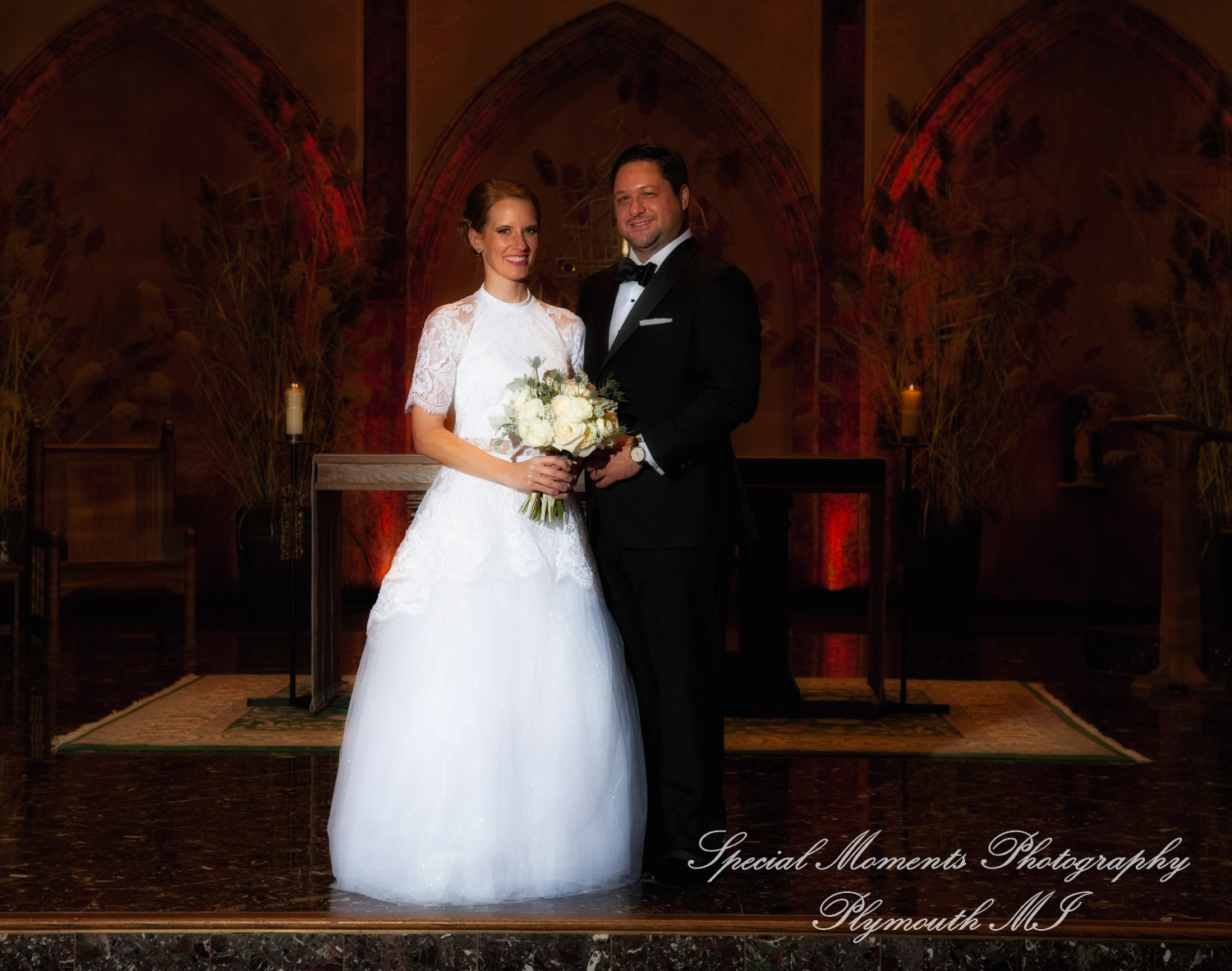 Claire & Paul at St Ambrose Catholic Grosse Pointe Park MI wedding photography