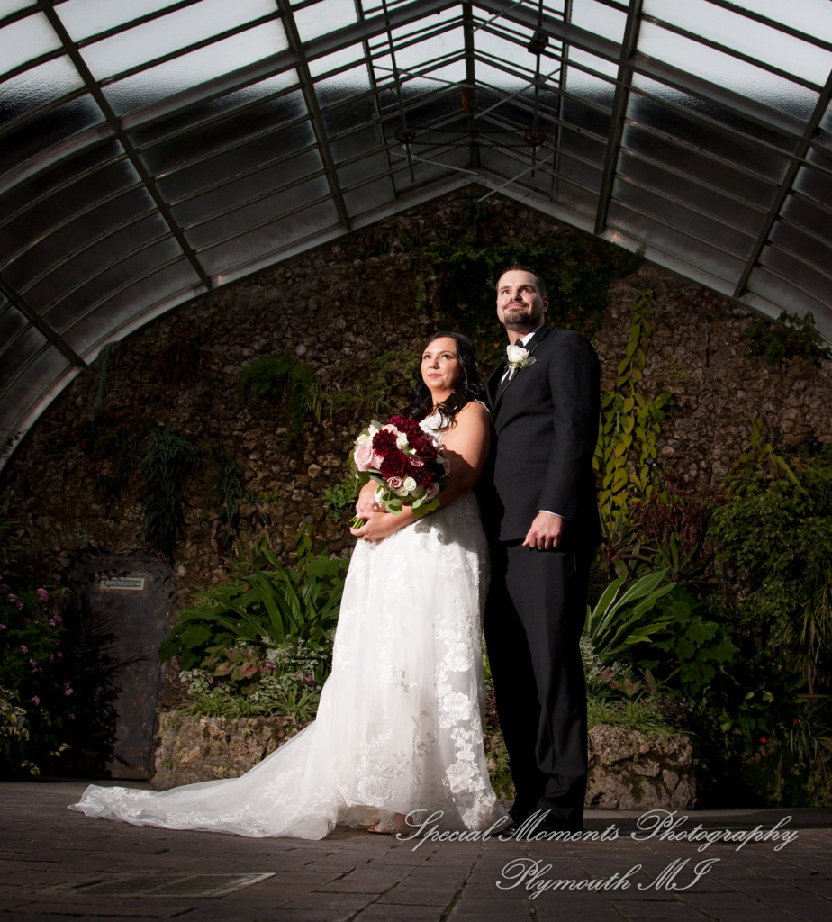 Jessica & Chris at Belle Isle Conservatory Detroit MI wedding photography