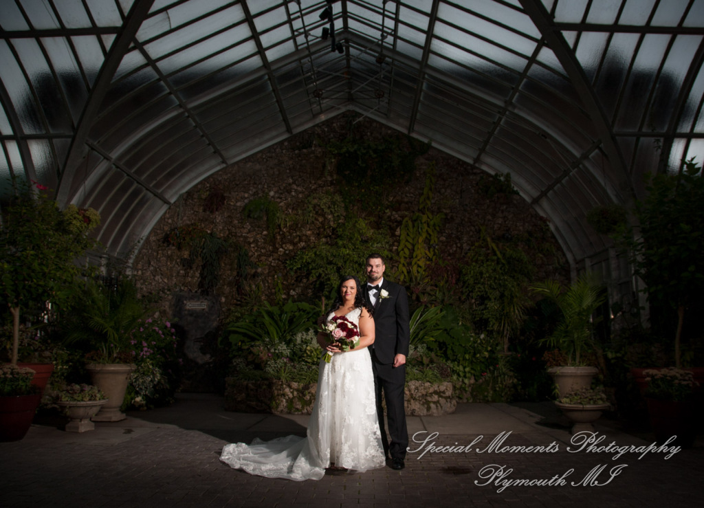 Jessica & Chris at Belle Isle Conservatory Detroit MI wedding photography