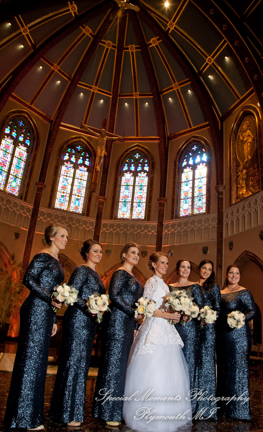 Claire & Paul at St Ambrose Catholic Grosse Pointe Park MI wedding photography