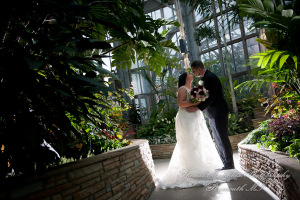 Jessica & Chris at Belle Isle Conservatory Detroit MI wedding photography