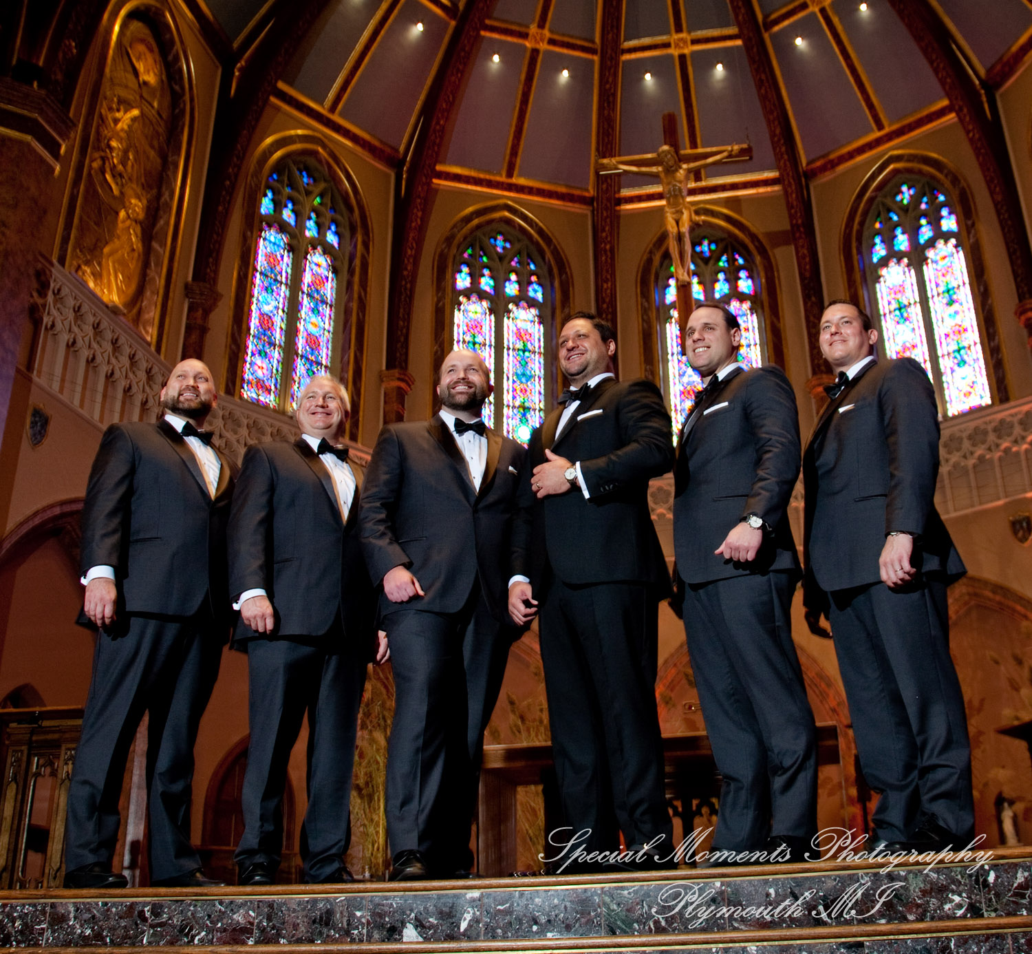 Claire & Paul at St Ambrose Catholic Grosse Pointe Park MI wedding photography