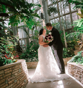 Jessica & Chris at Belle Isle Conservatory Detroit MI wedding photography