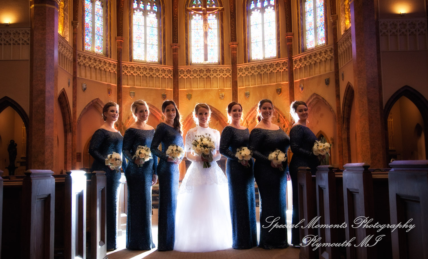 Claire & Paul at St Ambrose Catholic Grosse Pointe Park MI wedding photography