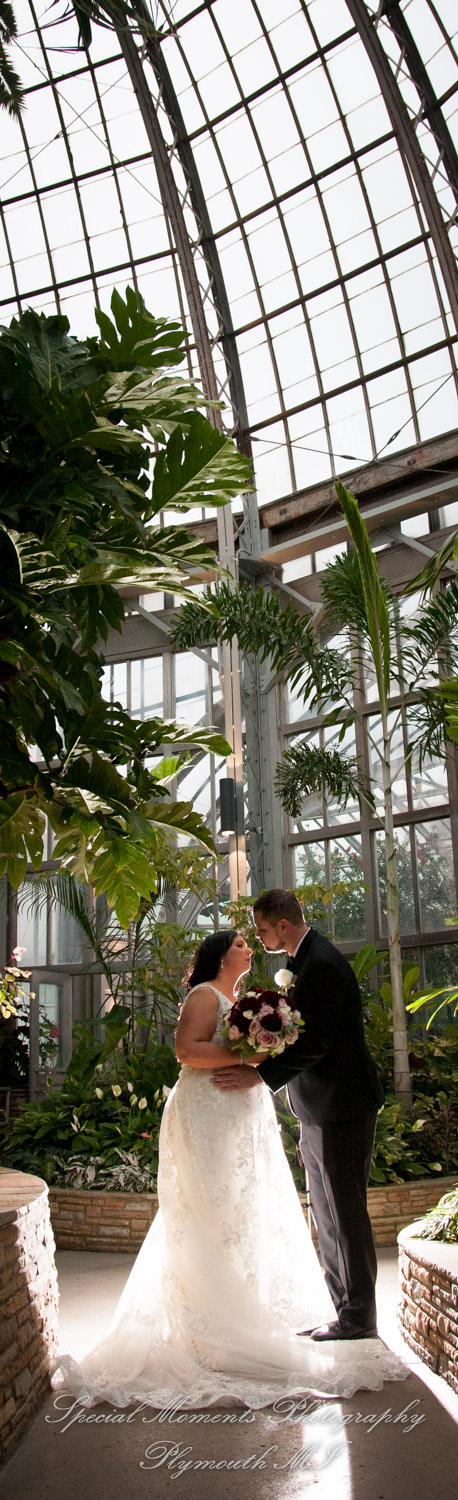Jessica & Chris at Belle Isle Conservatory Detroit MI wedding photography