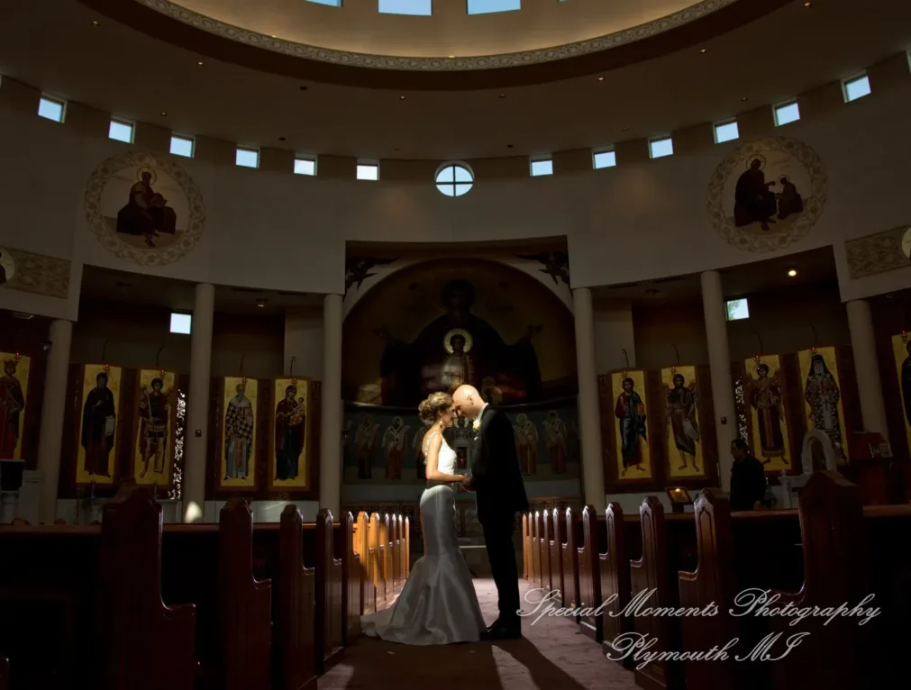 St. Nicholas Greek Orthodox Troy MI wedding photograph