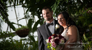Jessica & Chris at Belle Isle Conservatory Detroit MI wedding photography