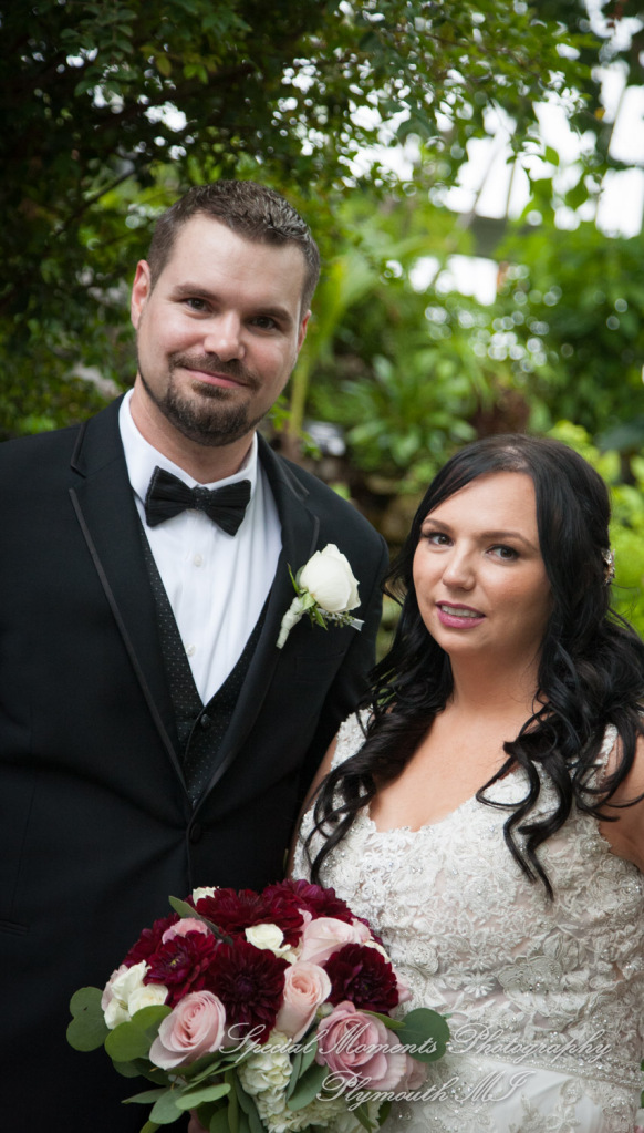 Jessica & Chris at Belle Isle Conservatory Detroit MI wedding photography