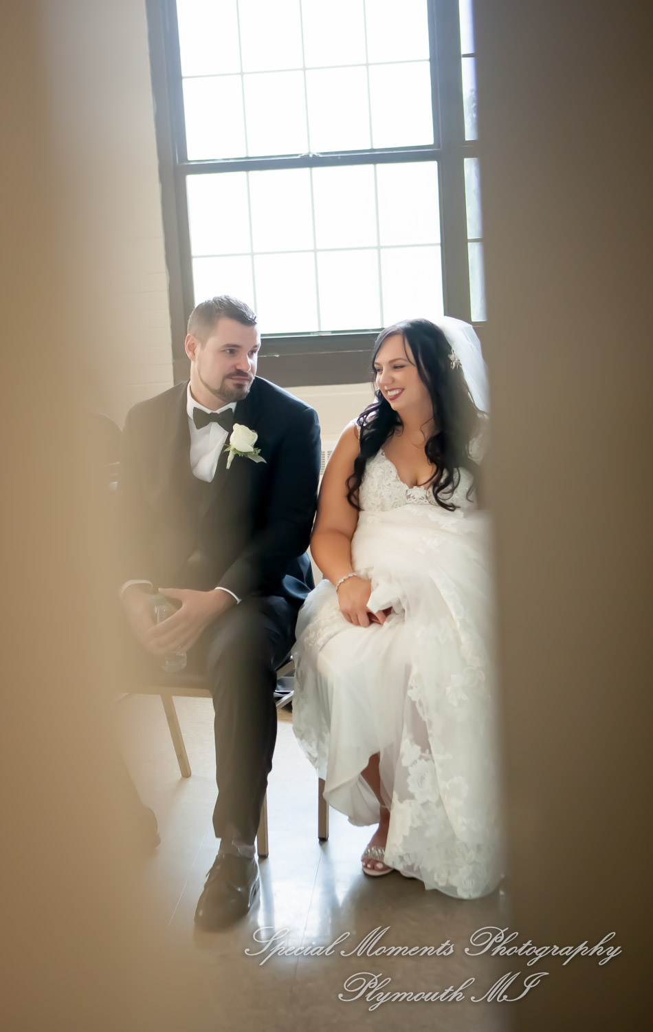 Jessica & Chris at Belle Isle Conservatory Detroit MI wedding photography