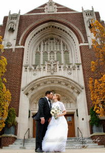 Claire & Paul at St Ambrose Catholic Grosse Pointe Park MI wedding photography