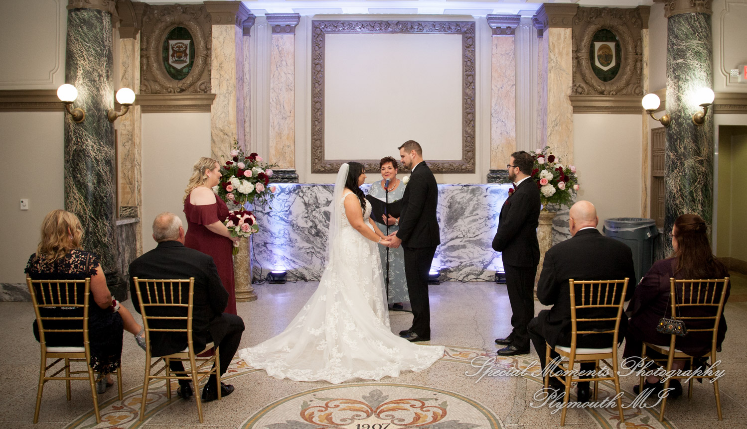 Jessica & Chris at Belle Isle Conservatory Detroit MI wedding photography