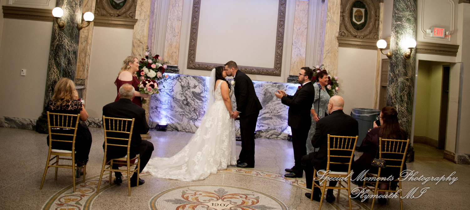 Jessica & Chris at Belle Isle Conservatory Detroit MI wedding photography