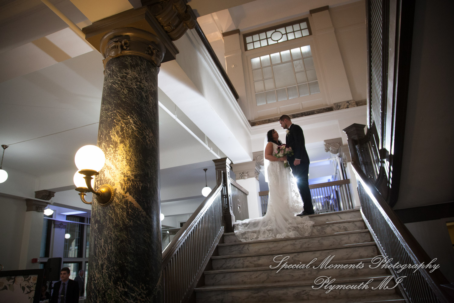 Jessica & Chris at Belle Isle Conservatory Detroit MI wedding photography
