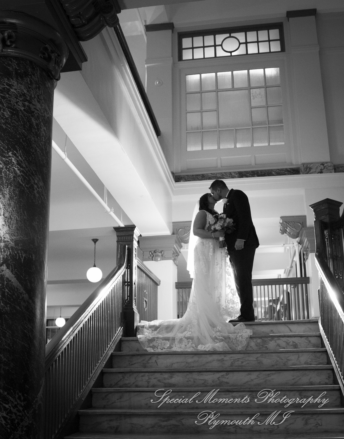 Jessica & Chris at Belle Isle Conservatory Detroit MI wedding photography