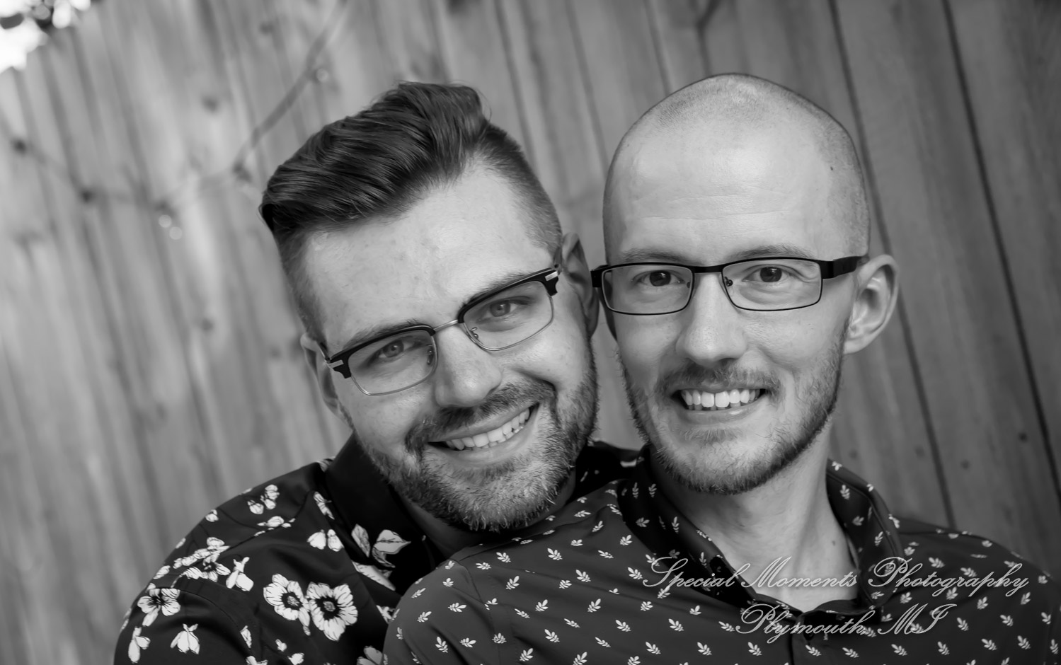 Travis & Jay at Home LGBTQ Wedding Ferndale MI wedding photograph