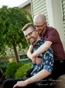 Travis & Jay at Home LGBTQ Wedding Ferndale MI wedding photograph