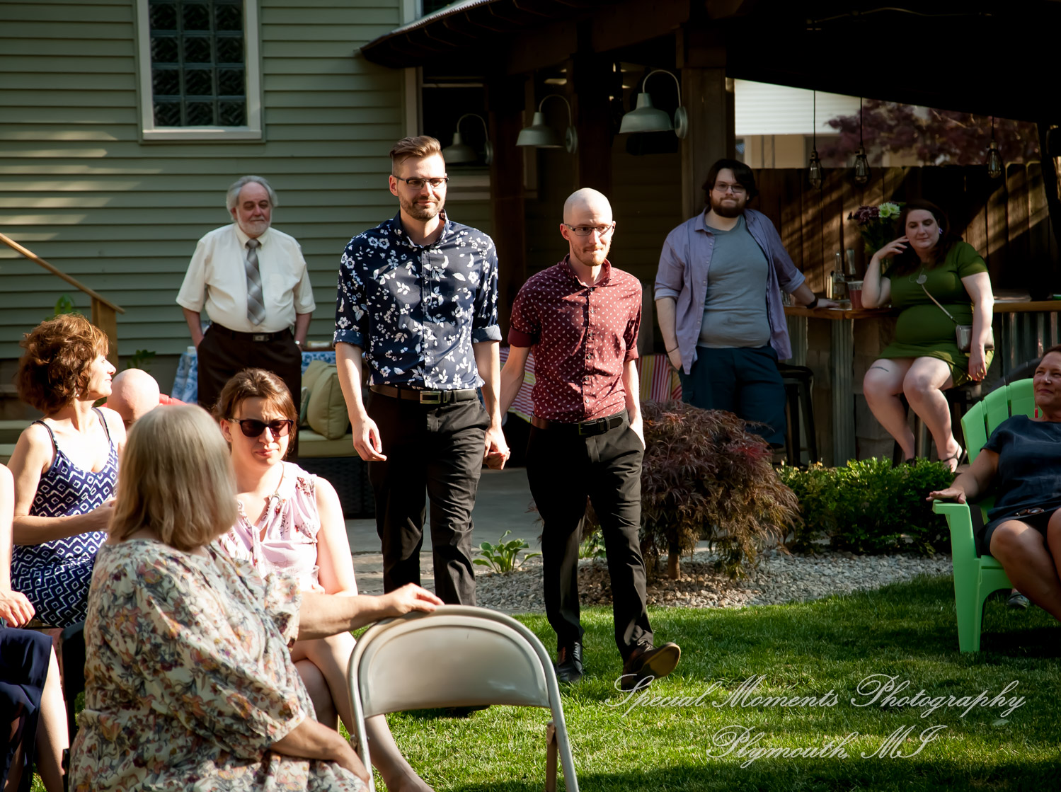 Travis & Jay at Home LGBTQ Wedding Ferndale MI wedding photograph