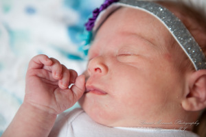Lauren & Anthony newborn photos at home family photography