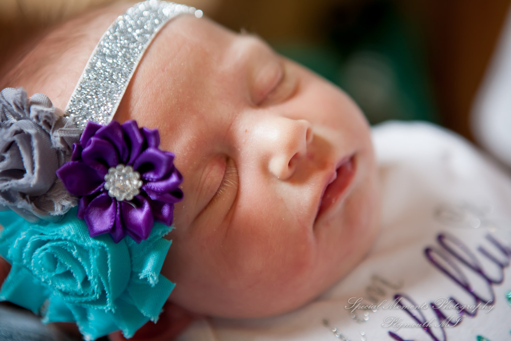 Lauren & Anthony newborn photos at home family photography