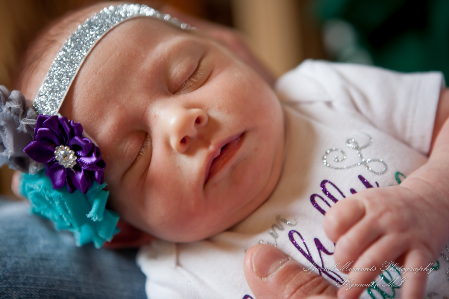 Lauren & Anthony newborn photos at home family photography