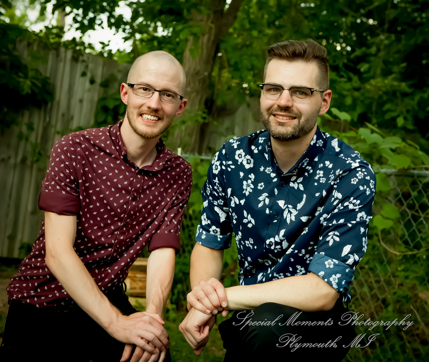 Travis & Jay at Home LGBTQ Wedding Ferndale MI wedding photograph