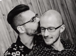 Travis & Jay at Home LGBTQ Wedding Ferndale MI wedding photograph