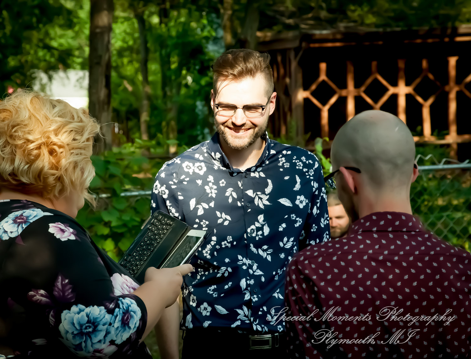 Travis & Jay at Home LGBTQ Wedding Ferndale MI wedding photograph