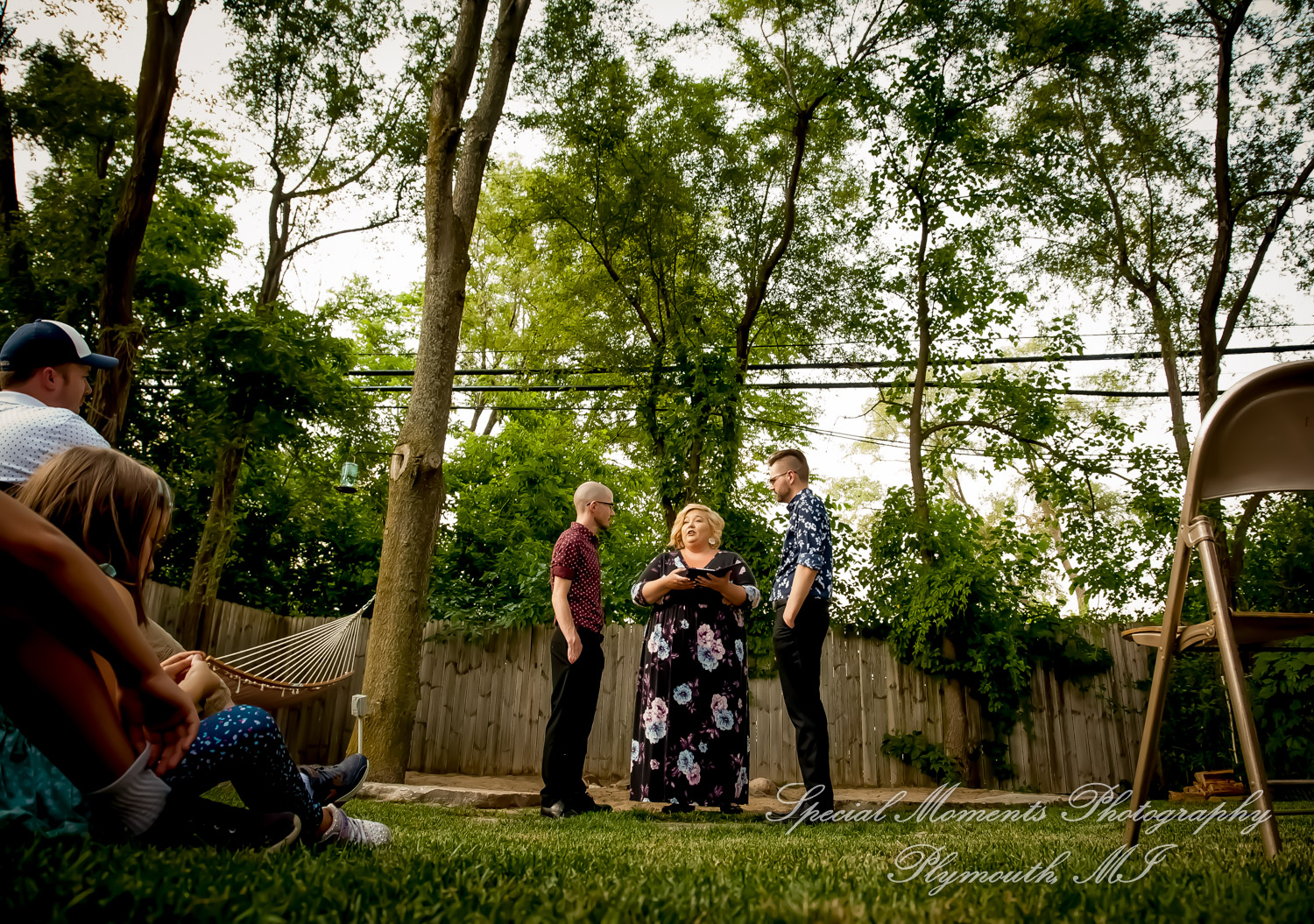 Travis & Jay at Home LGBTQ Wedding Ferndale MI wedding photograph