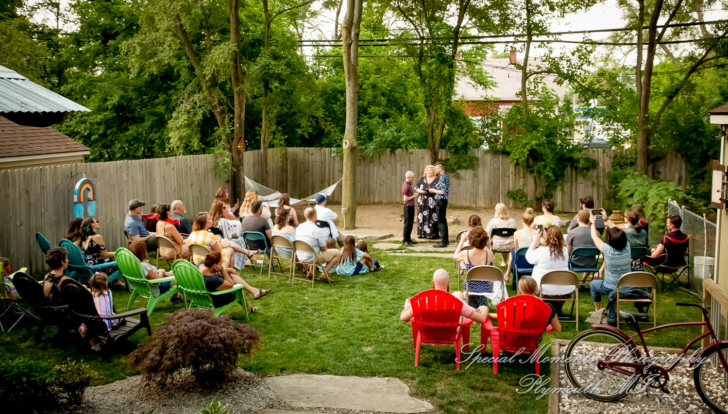 Travis & Jay at Home LGBTQ Wedding Ferndale MI wedding photograph
