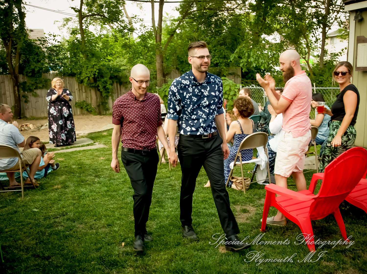 Travis & Jay at Home LGBTQ Wedding Ferndale MI wedding photograph