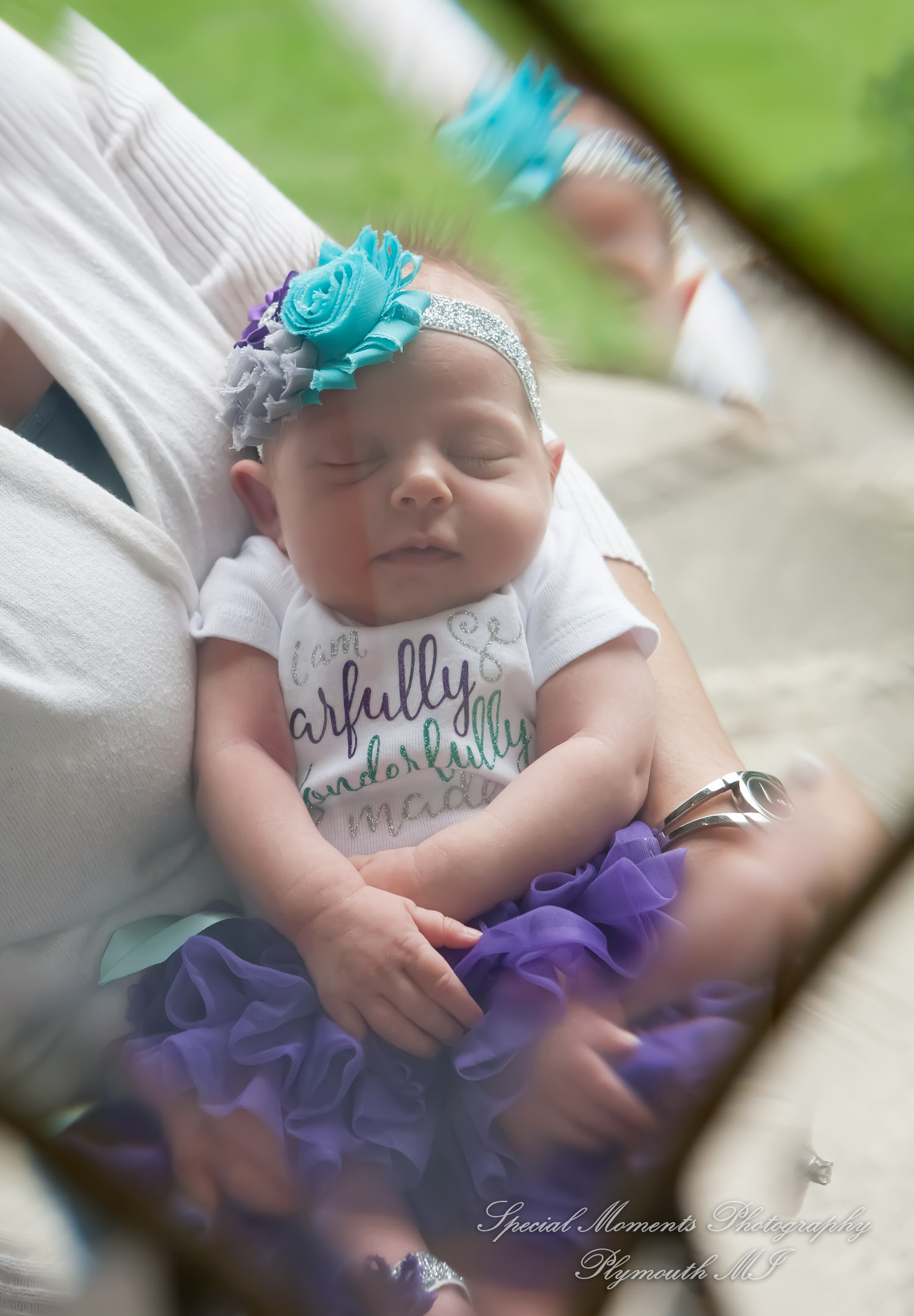 Lauren & Anthony newborn photos at home family photography