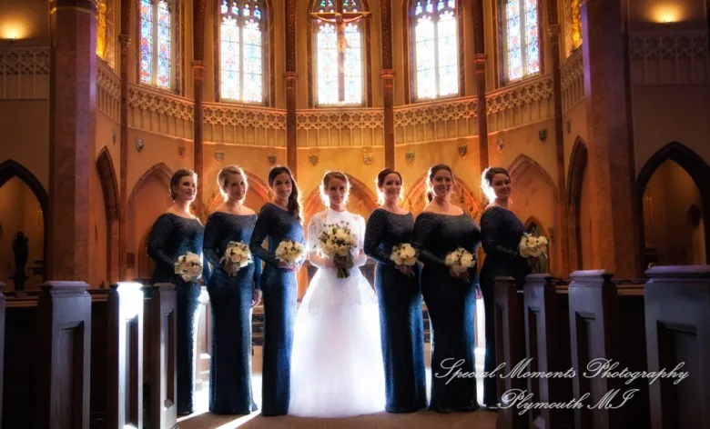 St. Ambrose Catholic Grosse Pointe Park MI wedding photograph