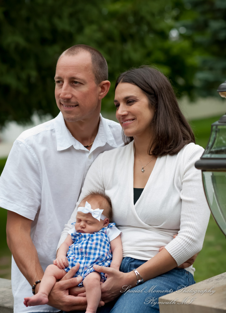 Lauren & Anthony newborn photos at home family photography