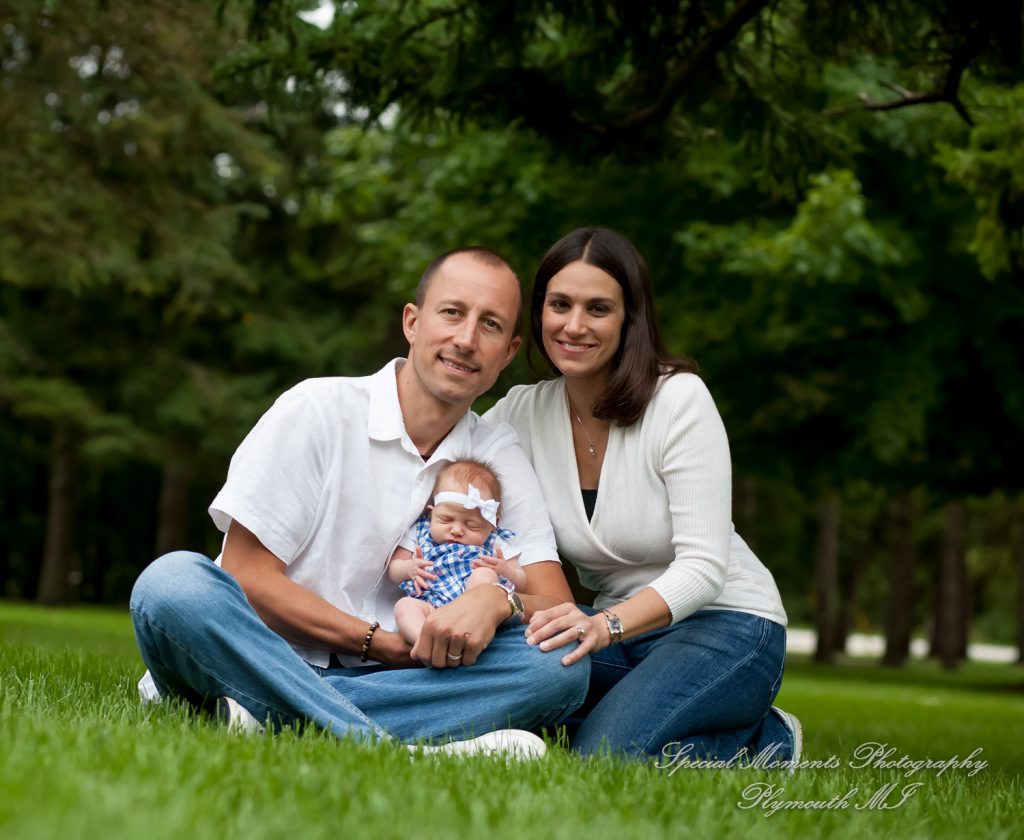 Lauren & Anthony newborn photos at home family photography