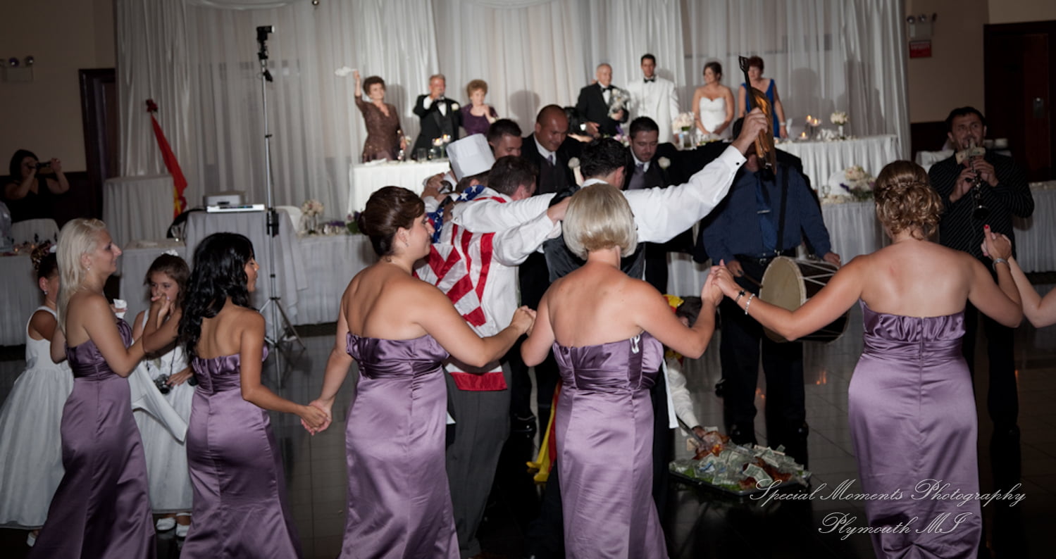 Macedonian Cultural Center Sterling Heights MI wedding photograph