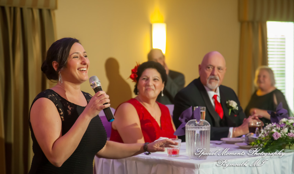 Mary Ann & Tony at Hellenic Cultural Center MI wedding photography